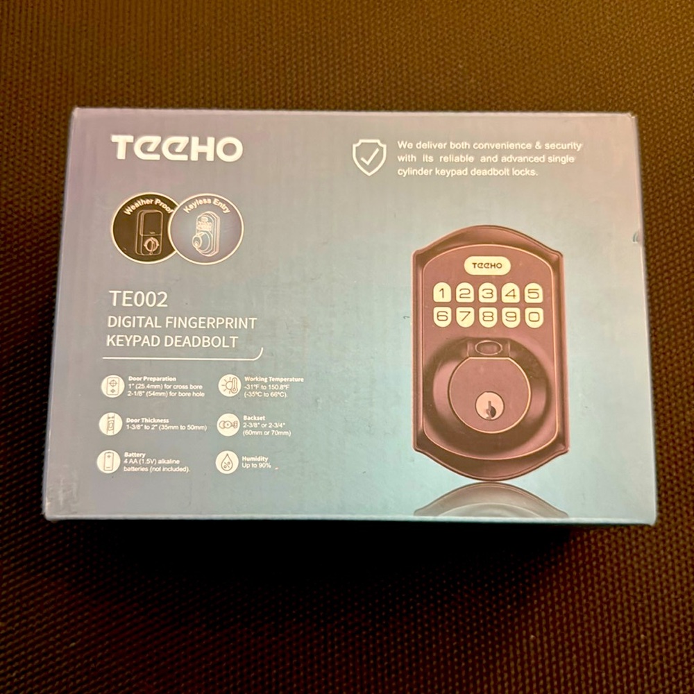 NIB fingerprint door lock